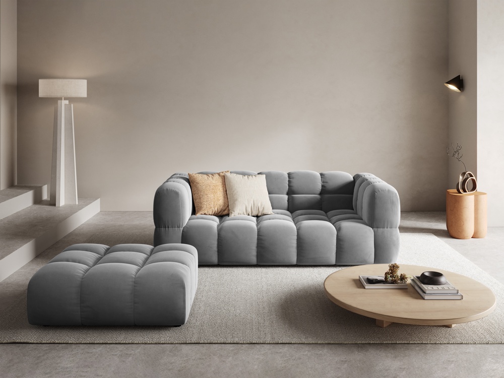Sky canapé modulaire velours 3 places
