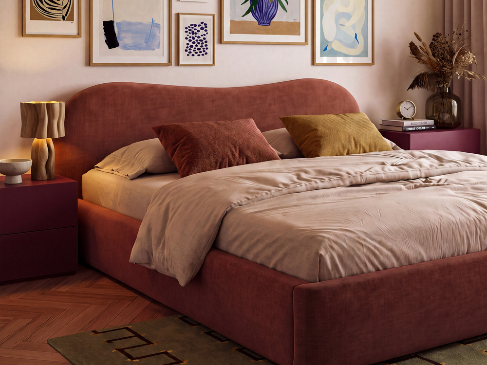 Roma Bed with storage and headboard
