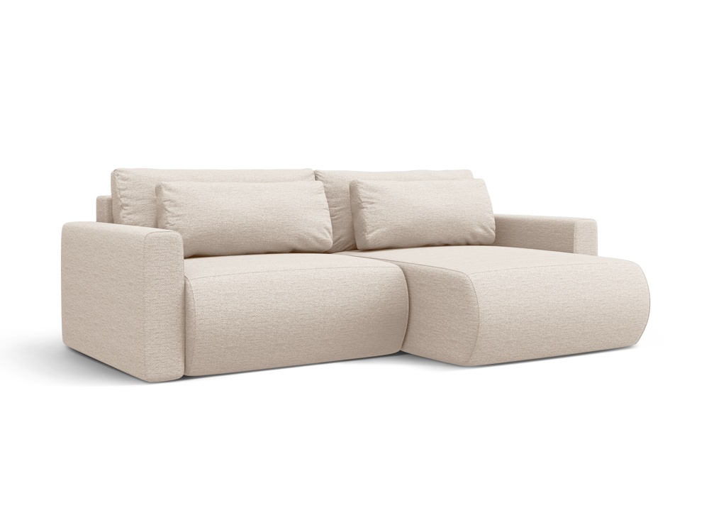 Belfast canapé d'angle reversible avec coffre de rangement, convertible 3 places