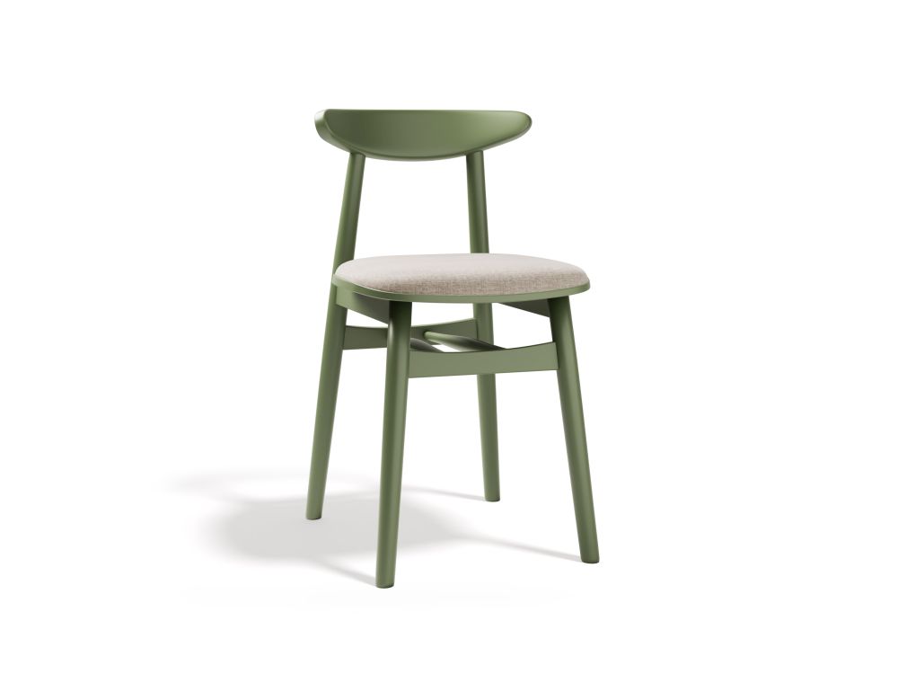 Bony Lot de 2 chaises en bois