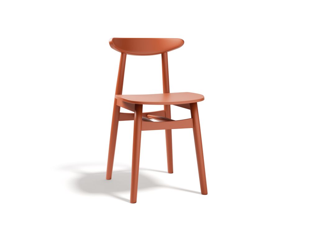 Elie Lot de 2 chaises en bois