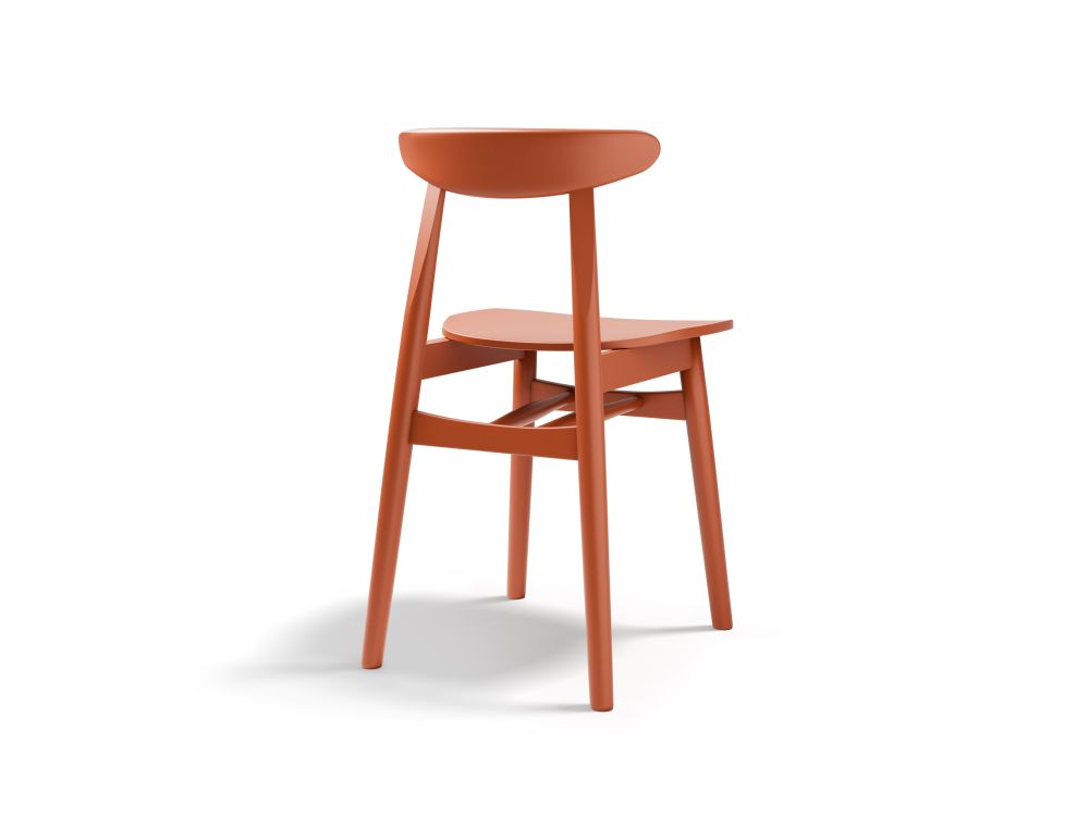 Elie Lot de 2 chaises en bois